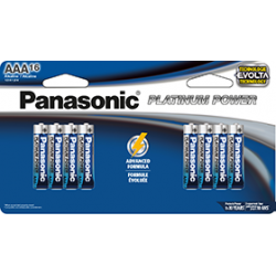 AAA X 16 Alkaline Panasonic...